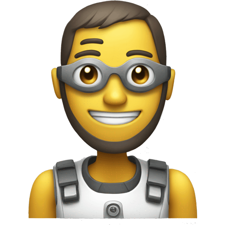 Smiling robit emoji