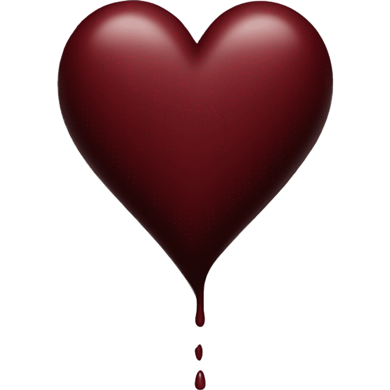 dark red heart  emoji