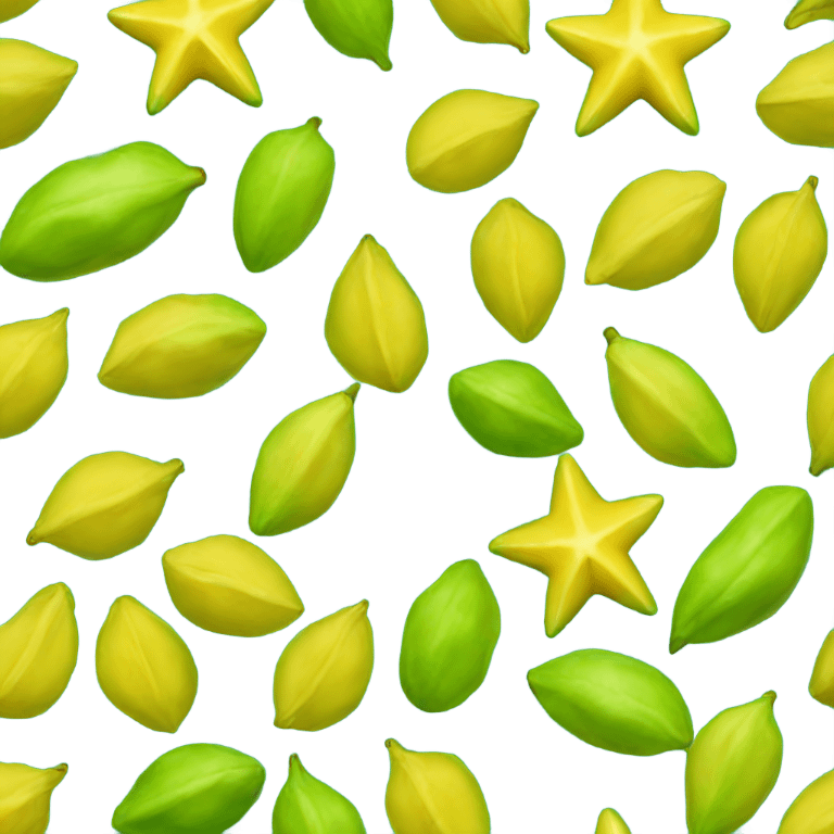 Star fruit  emoji