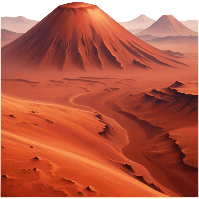 🔥 Cinematic Realistic Mars – A striking, high-resolution image of the Red Planet, featuring its iconic rust-colored terrain, deep canyons, and towering volcanoes. Swirling dust storms can be seen in the thin Martian atmosphere, with sunlight casting long shadows over its desolate, rocky landscape. emoji