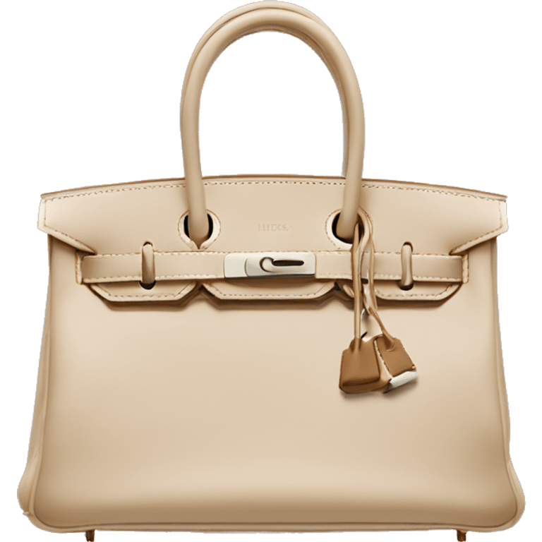 Beige Hermès birkin emoji