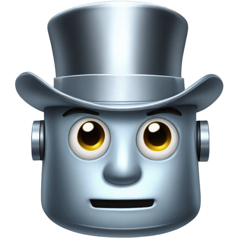 robot tipping hat emoji