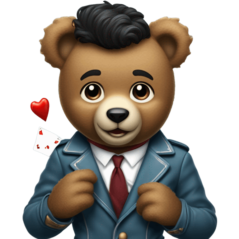 Teddy boy trickster  emoji