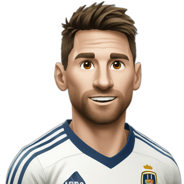 The réal Goat football Messi or Ronaldo emoji