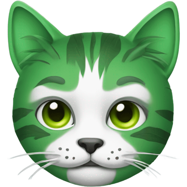 A marijuana cat emoji