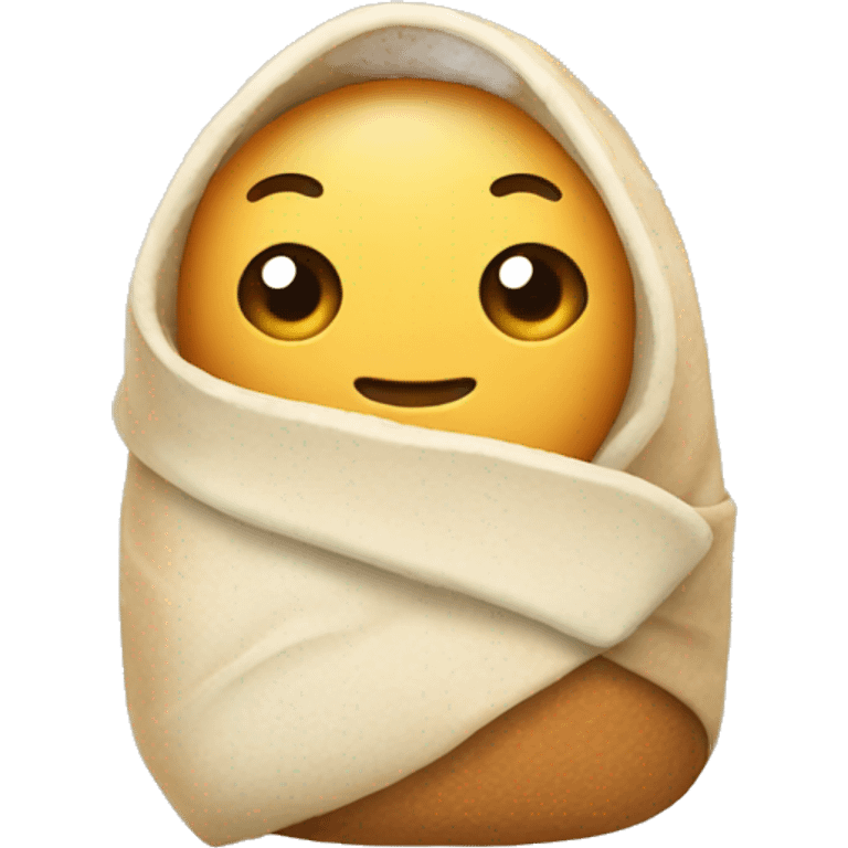 Cozy burrito emoji