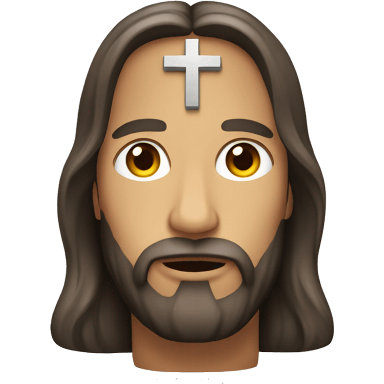 Jesus on cross emoji