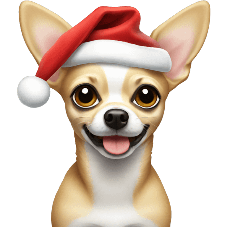 Christmas chihuahua emoji