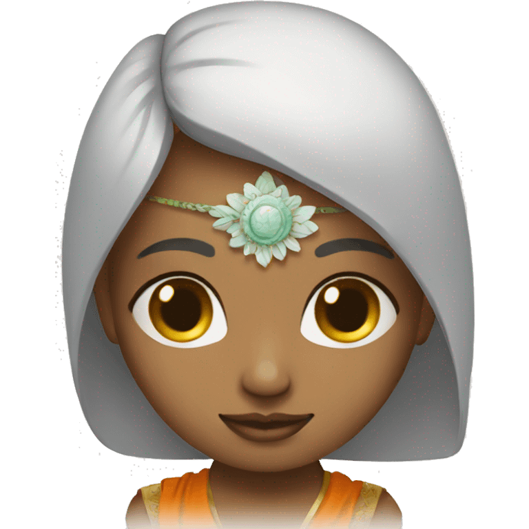 Prayer woman Hindu emoji