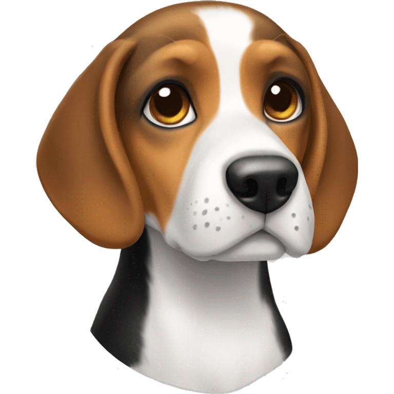 Tri color beagle emoji