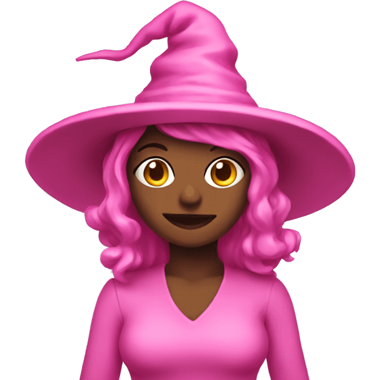 Pink witch  emoji