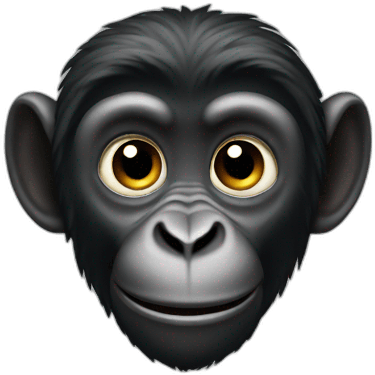 black monkey emoji