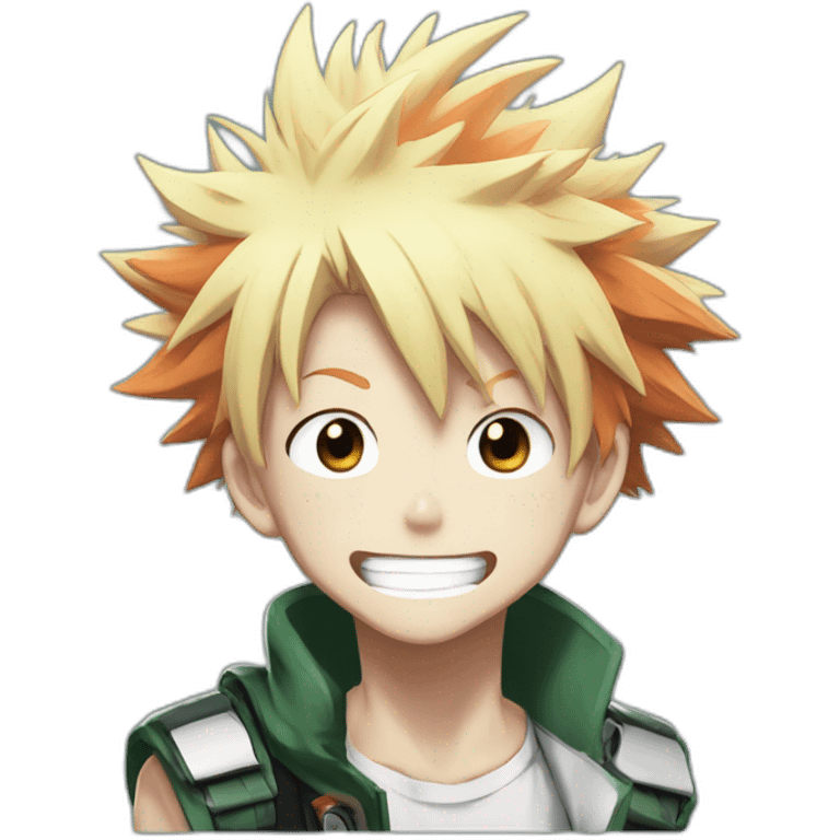 Bakugo my hero academia manga emoji