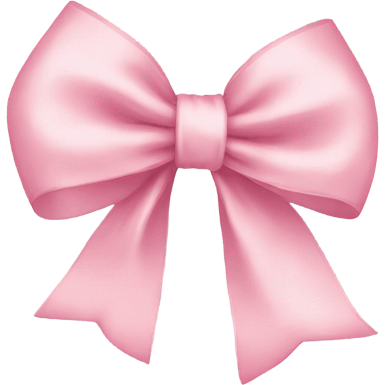 light pink ribbon bow emoji