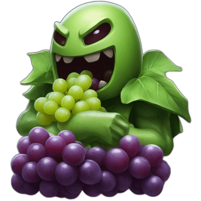 urgot from league of legends eating grapes emoji