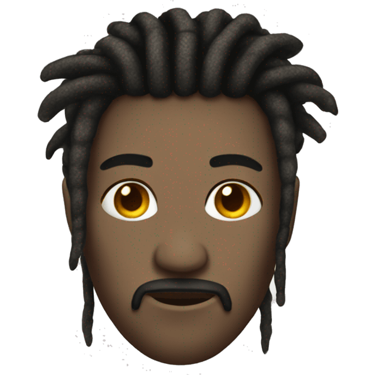 nonchalant dread head emoji