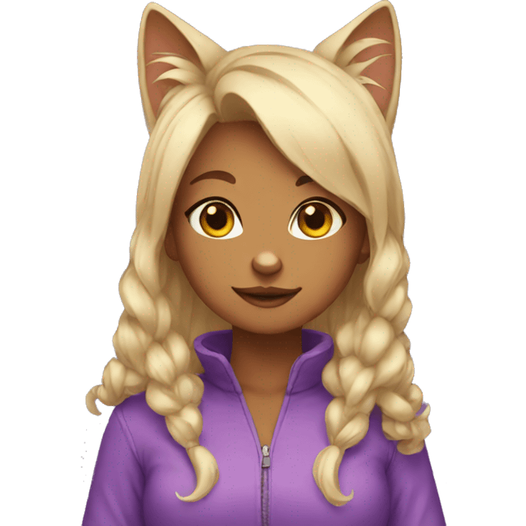 cat girl emoji