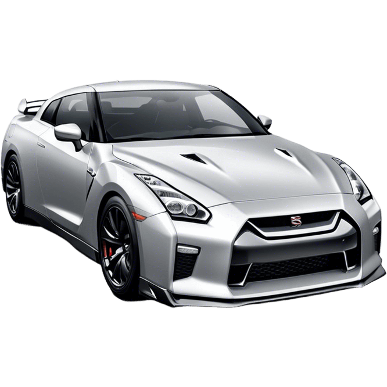 Nissan GT-R - Nissan (Model Year: 2022) (Iconic colour: Silver) emoji