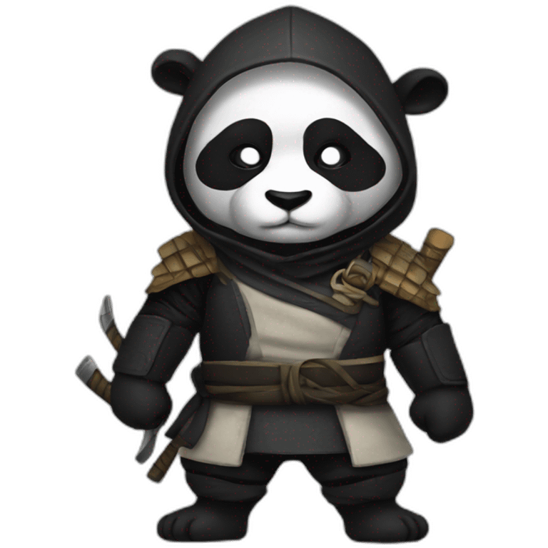 a panda ninja emoji