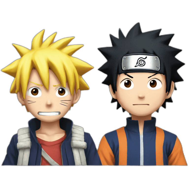 Luffy et naruto emoji