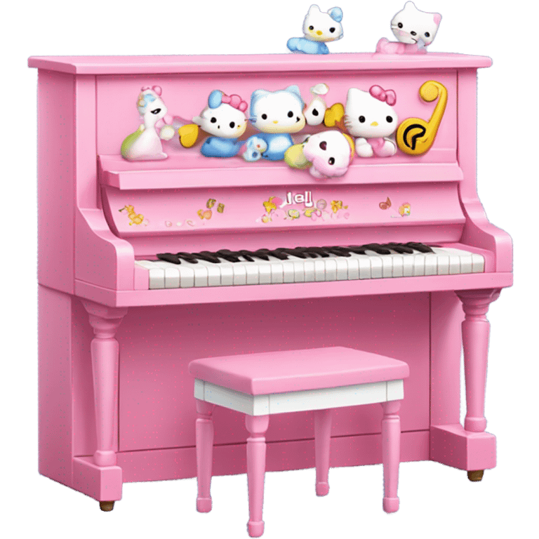 my sweet piano sanrio emoji