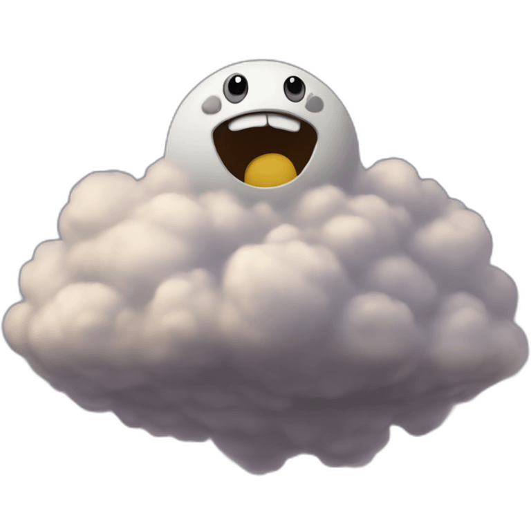 Caca dans le ciel emoji