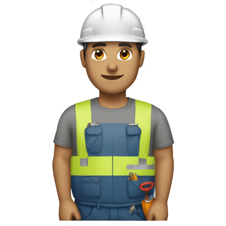 A worker man emoji