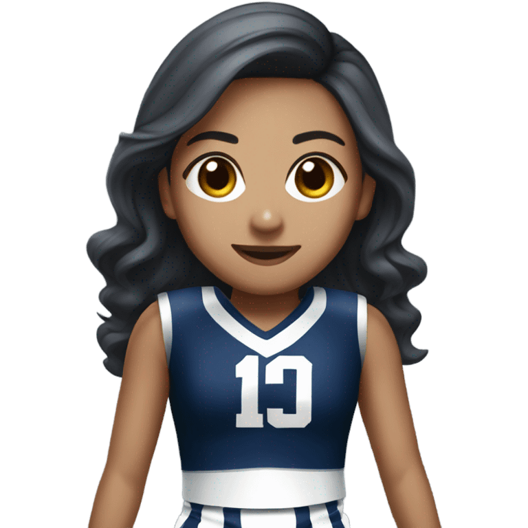 Asian Dallas cowboys cheerleader  emoji