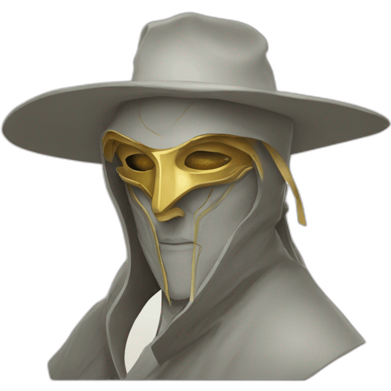 Masque nez Moebius emoji