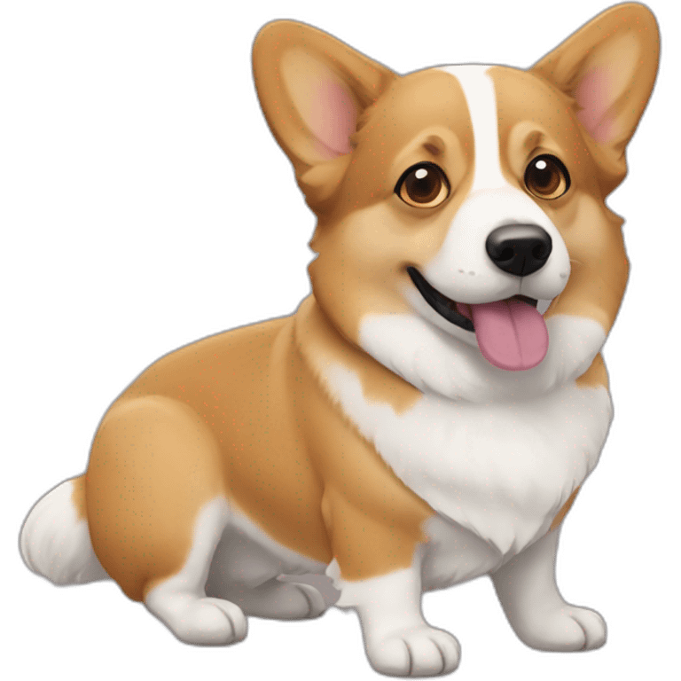 corgi and keeshoud mix emoji