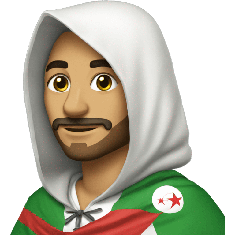 Fenek with algerian flag  emoji