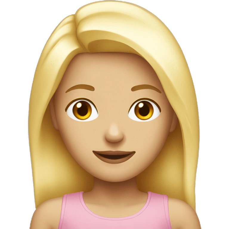 blonde girl emoji