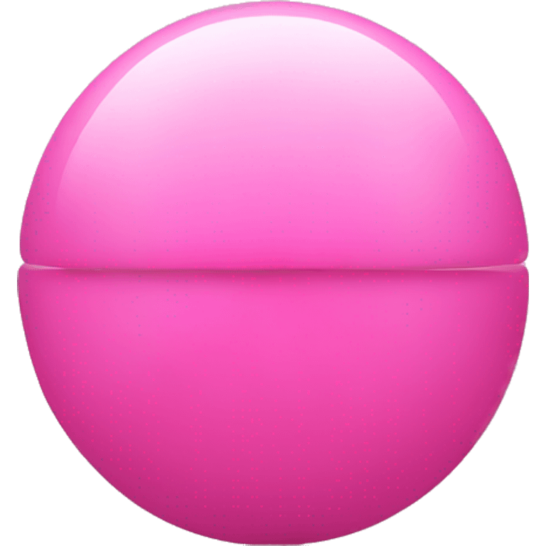 2 pink balls on bottom 1 pink big capsule emoji