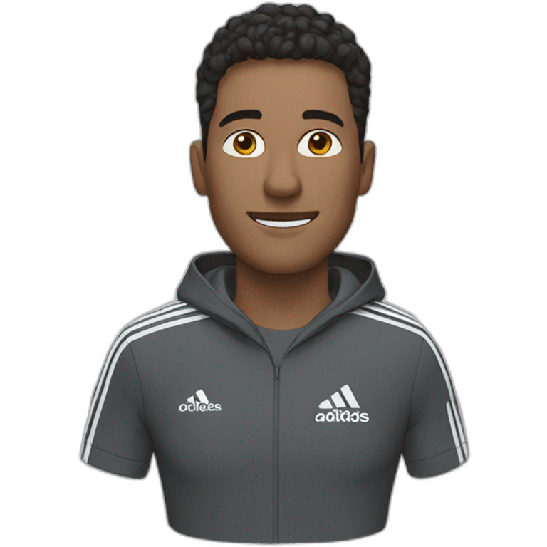 Men in adidas emoji