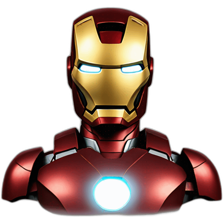 iron man, portrait emoji