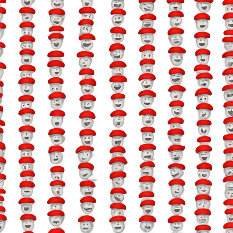 waldo, but more stressed emoji