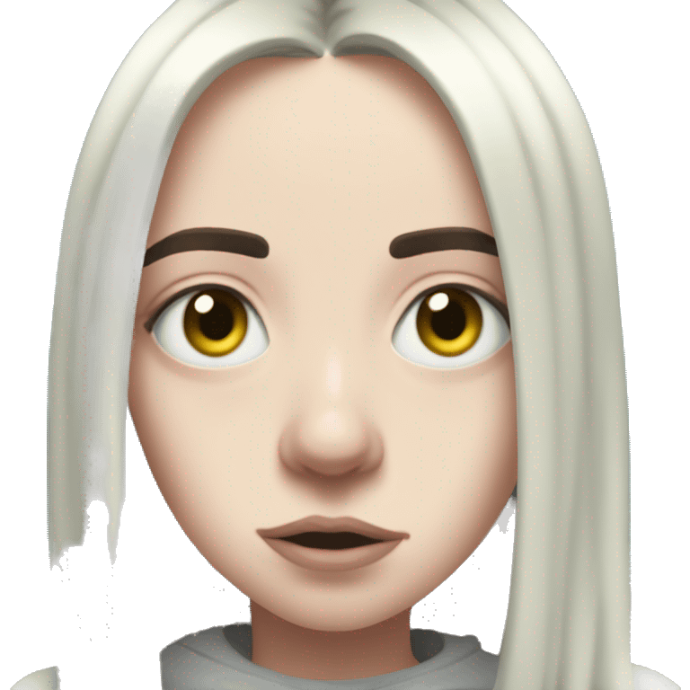 Billie Eilish in Ocean Eyes emoji