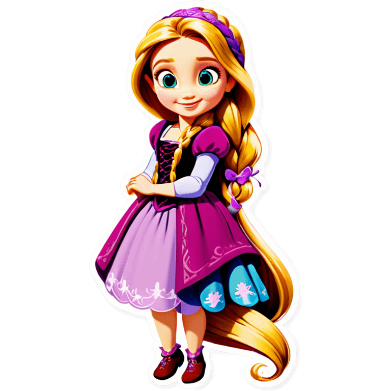 Baby rapunzel emoji