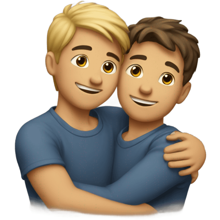 Loving bro hug emoji