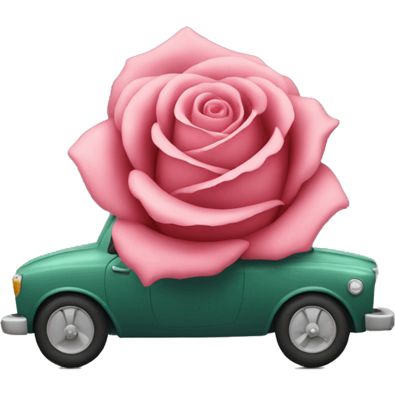 rose driving home fast  emoji