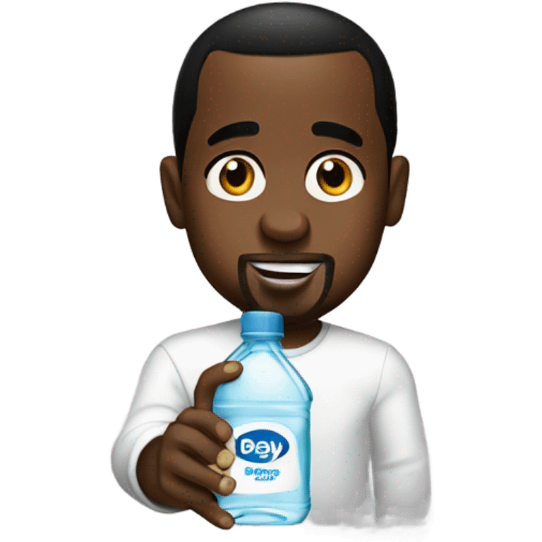 p diddy holding baby oil emoji