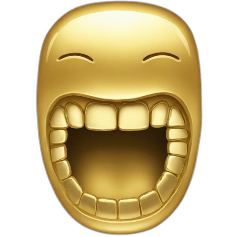 gold grillz emoji