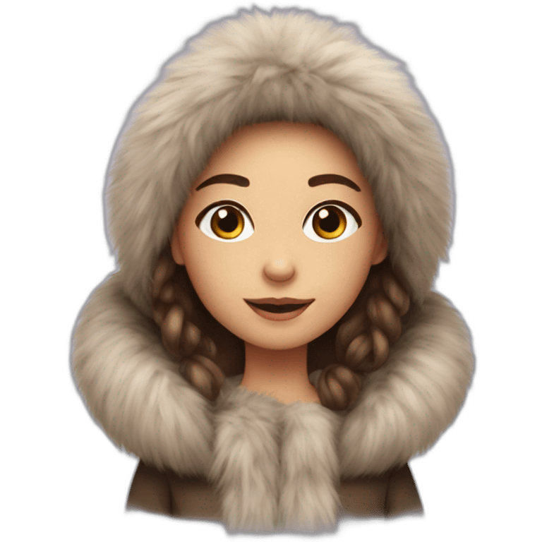 girl in fur emoji