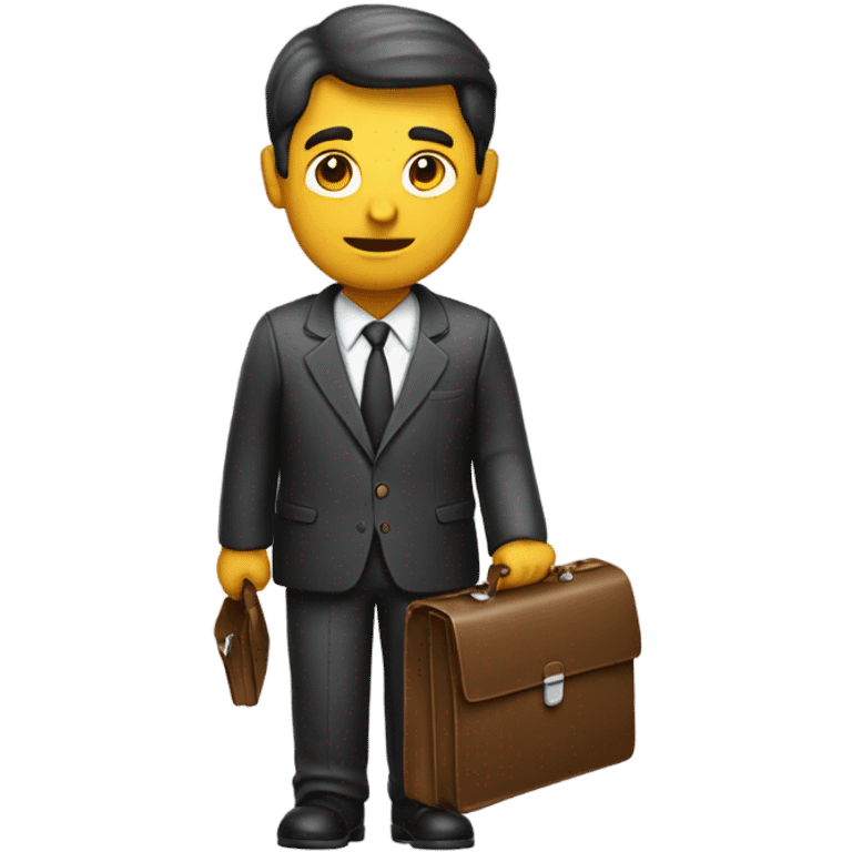 The man with a briefcase.
 emoji