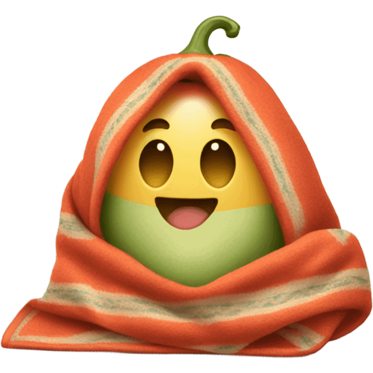 pepper in blanket emoji