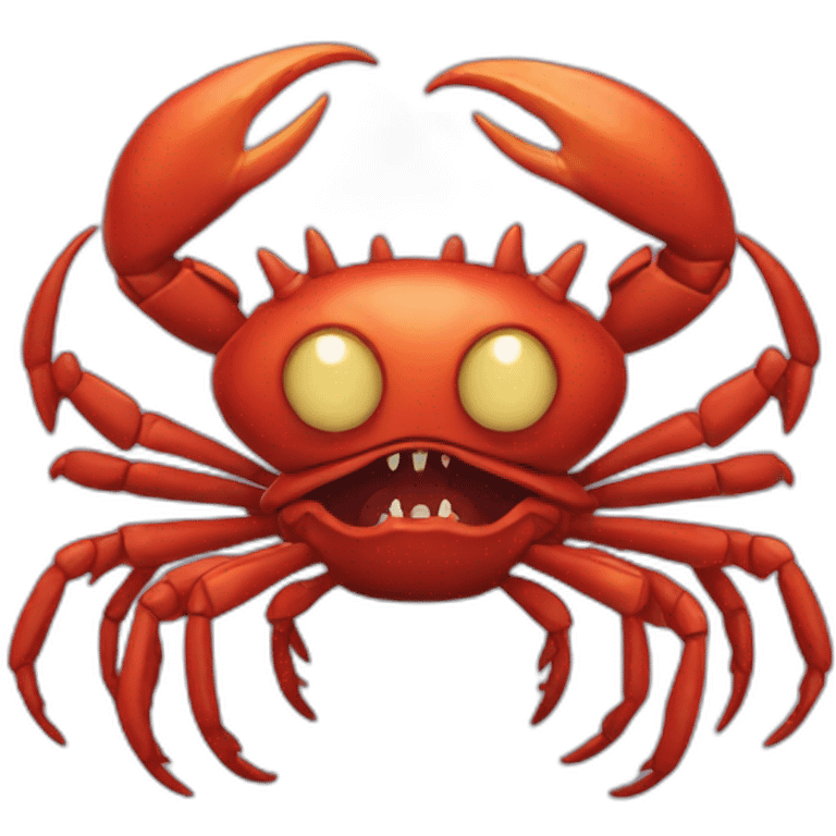 angry demon crab emoji