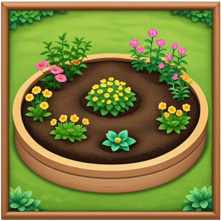 inground garden bed emoji