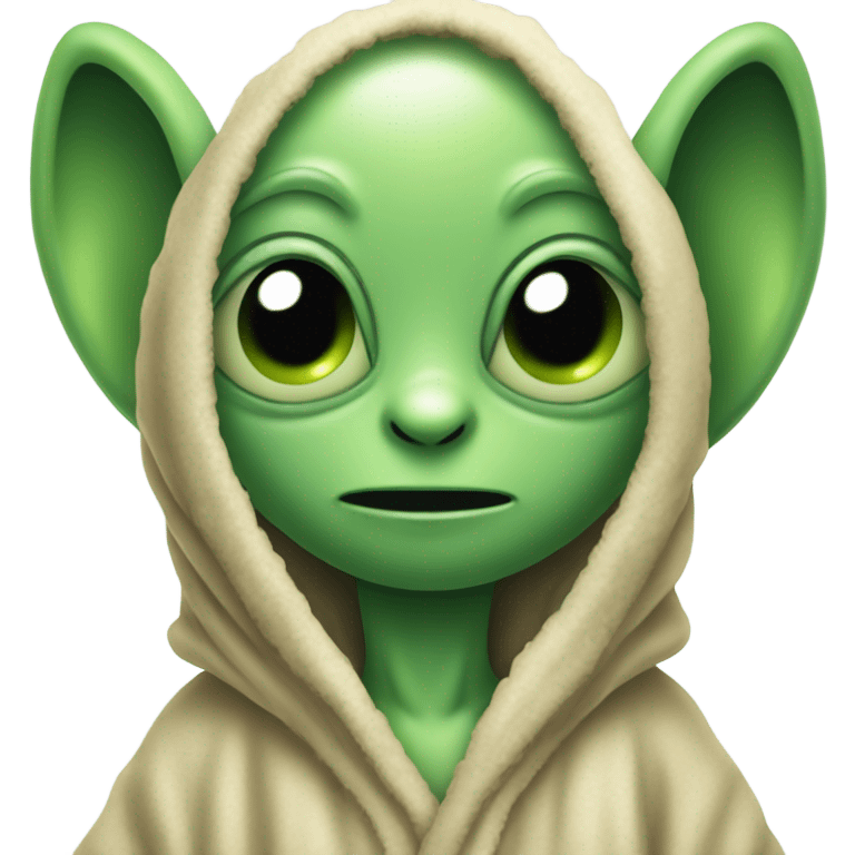 Cute baby yoda emoji