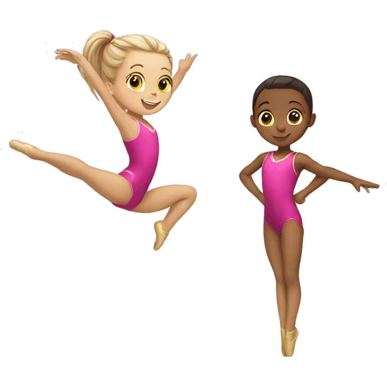 gymnastics kids emoji