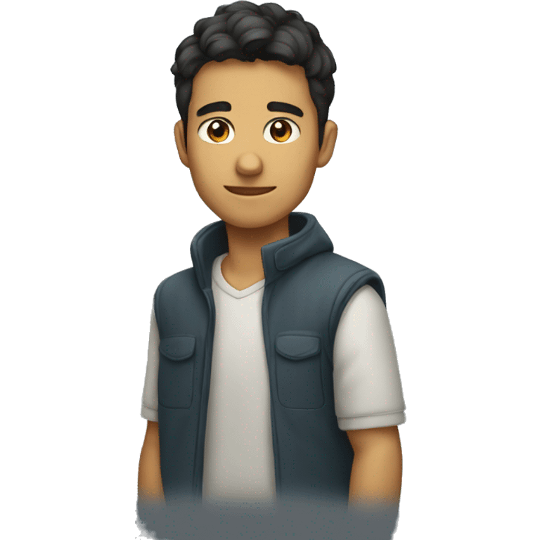 joven calvo emoji